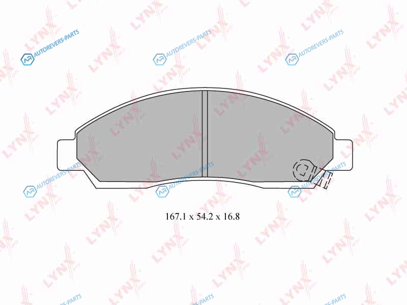 BD-3804 Колодки тормозные дисковые | перед