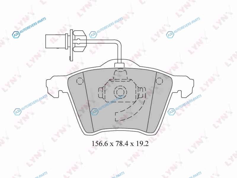 BD-3026 Колодки тормозные дисковые | перед