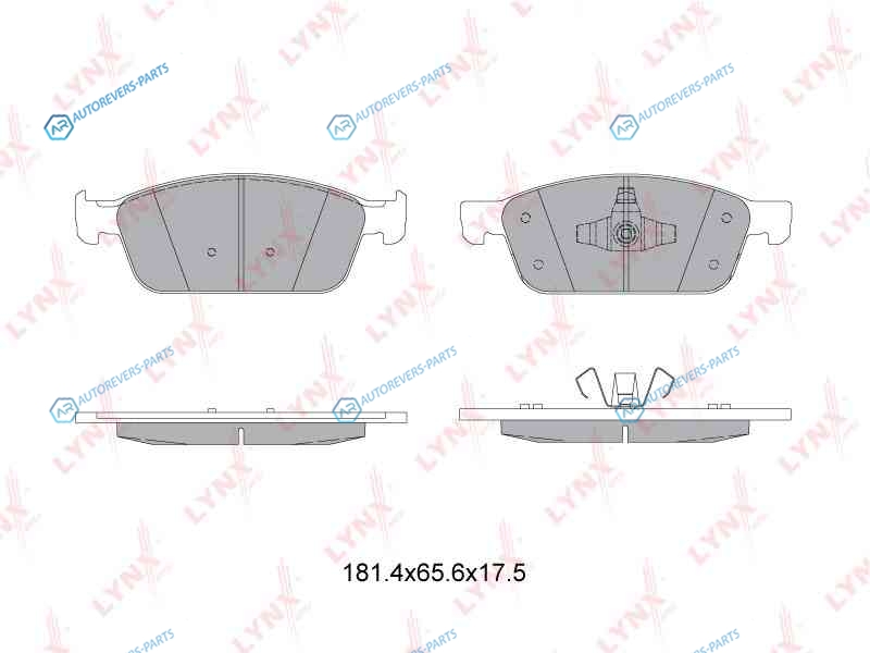 BD-3036 Колодки тормозные дисковые | перед