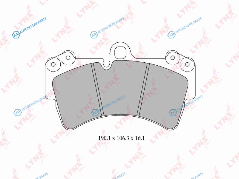 BD-8019 Колодки тормозные дисковые | перед
