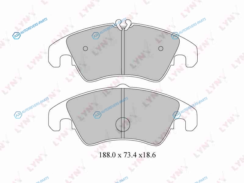 BD-1219 Колодки тормозные дисковые | перед