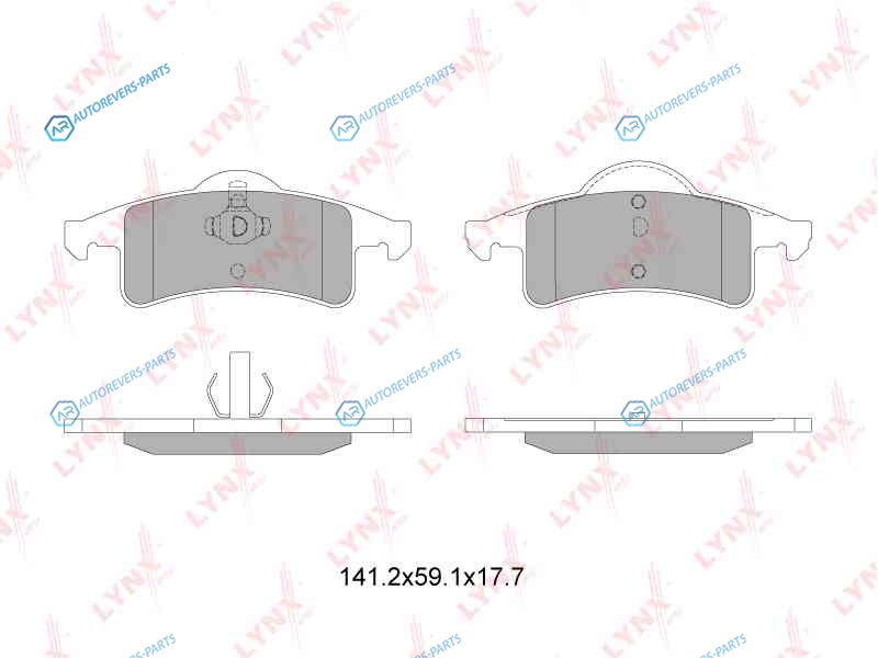 BD-4205 Колодки тормозные дисковые | зад