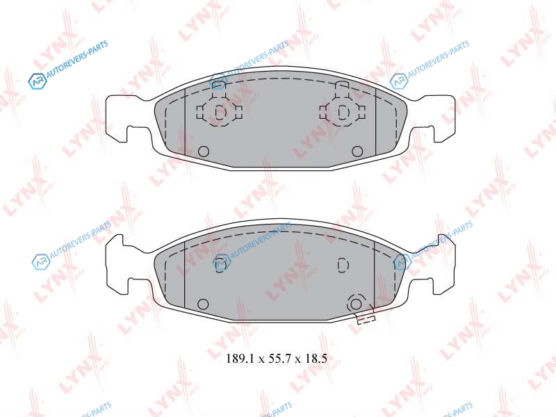 BD-4202 Колодки тормозные дисковые | перед