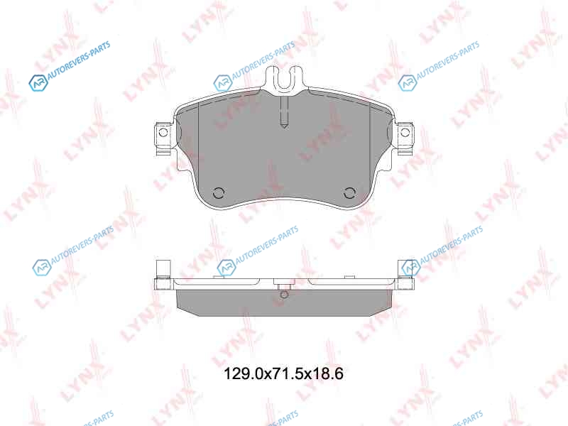 BD-5357 Колодки тормозные дисковые | перед