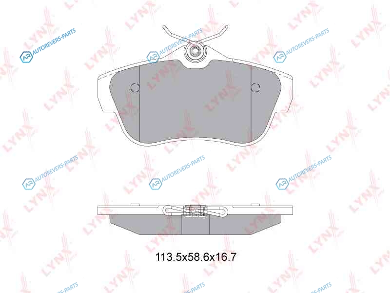 BD-2228 Колодки тормозные дисковые | зад