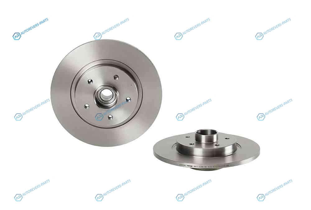 08.B395.27 Диск тормозной With Bearing Kit | зад