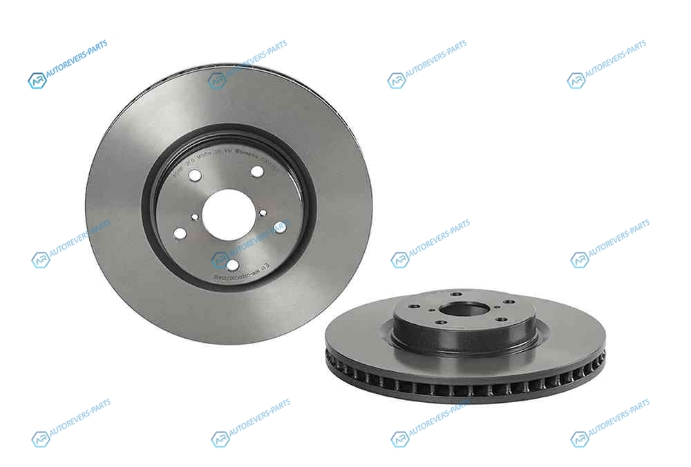 09.D245.11 Диск тормозной UV Coated | перед