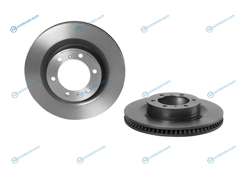 09.B634.11 Диск тормозной UV Coated | перед