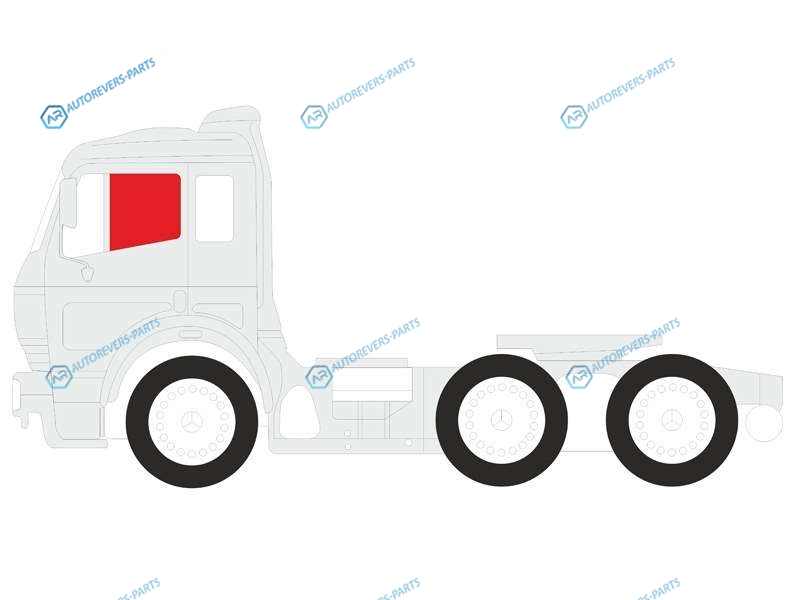 Y630 FDLH2 Стекло переднее левое опускное HINO RANGER CABOVER FDFGGKFF STANDARD BODY 89-