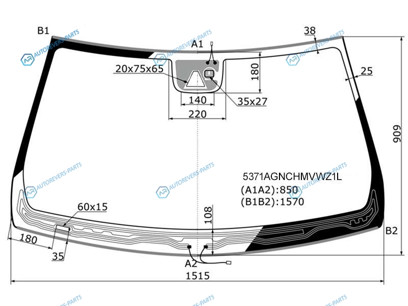 5371AGNCHMVWZ1L Стекло лобовое с обогревом щеток + дд камера MERCEDES-BENZ E-CLASS W212 45D 13-16