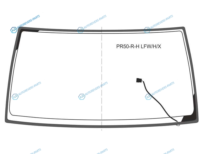 PR50-R-H LFWHX Стекло лобовое с обогревом щеток NISSAN TERRANOPATHFINDER RHD 95-02