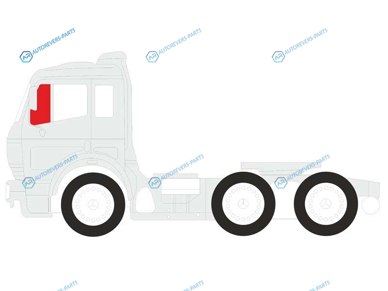 FK60 FDLH1 Стекло переднее левое опускное MITSUBISHI FIGHTER TRUCK 92-
