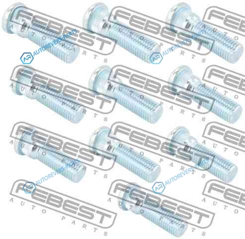 0184-001-PCS10 Шпилька колёсная (комплект 10 шт. в упаковке)