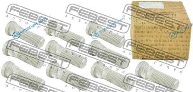 0284-005-PCS10 Шпилька колёсная (комплект 10 шт. в упаковке)