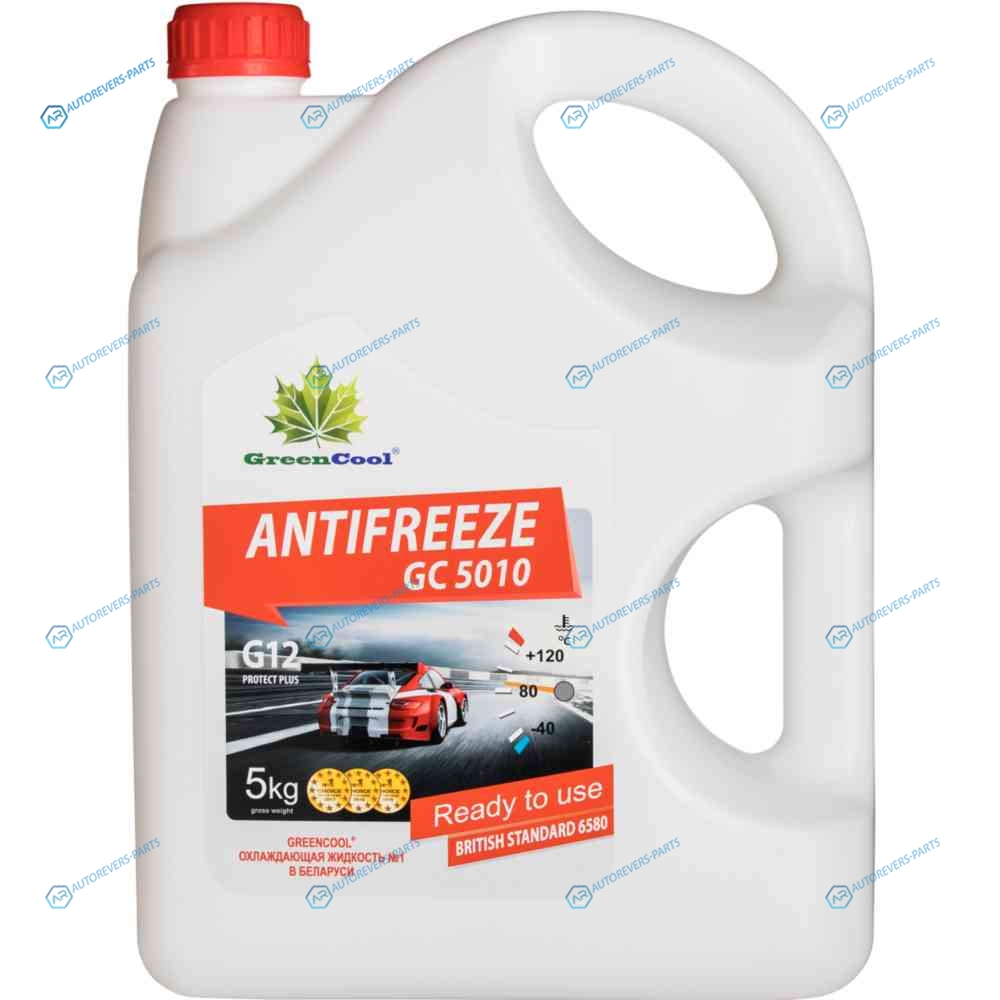 791685 Антифриз GreenCool GC5010 G12. 5 кг (красн.)