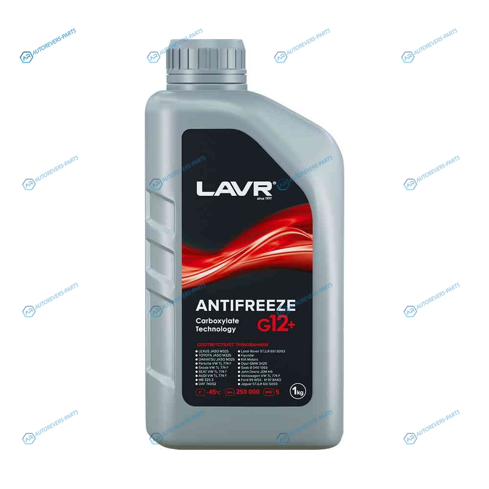 Ln1709 Охлаждающая жидкость ANTIFREEZE LAVR -45 G12+ 1кг
