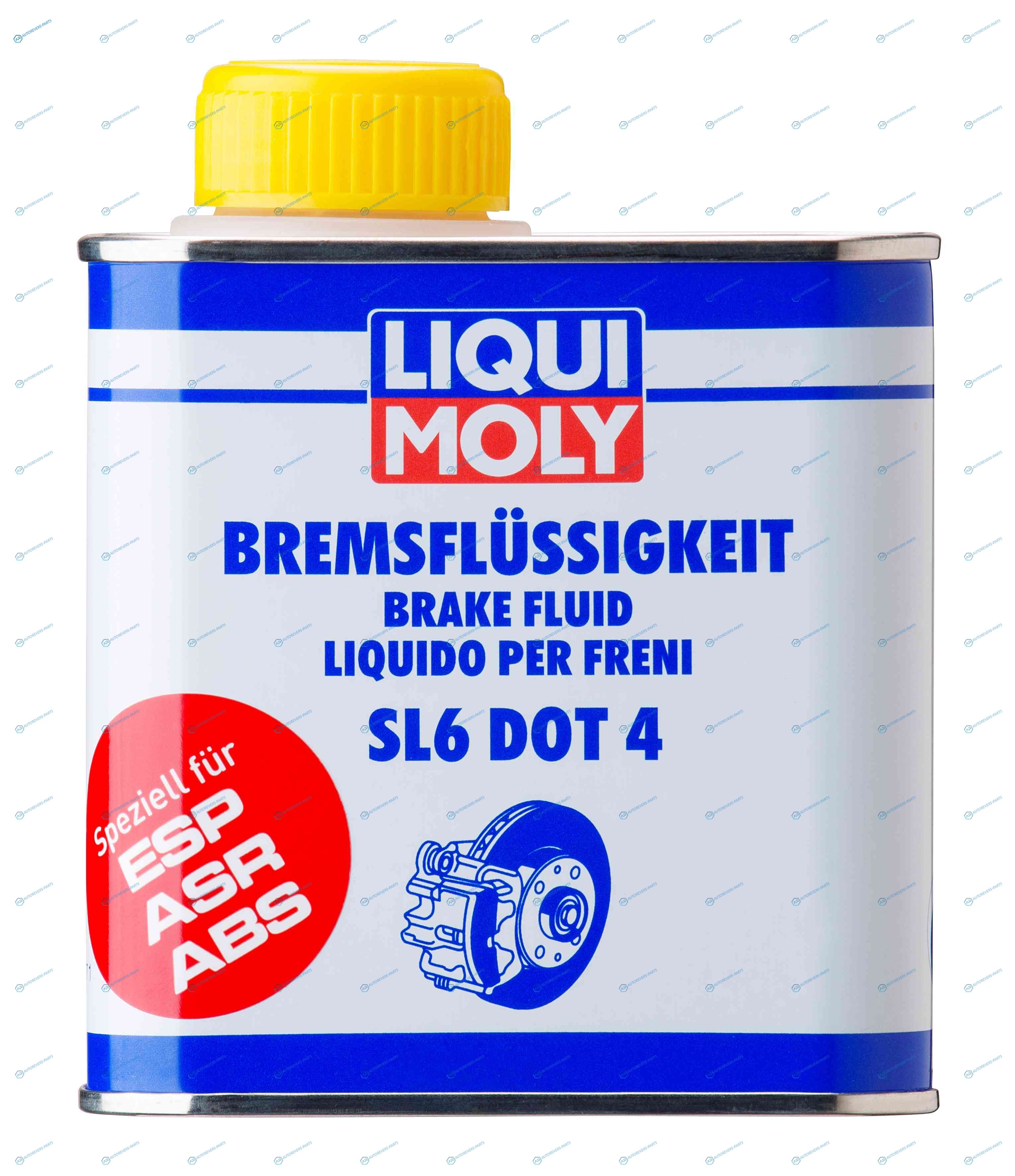 3086 Жидкость тормозная Bremsflussigkeit SL6 DOT 4 (0.5л)