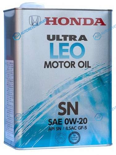 08217-99974 Масло моторное синтетическое Ultra LEO-SN 0W-20. 4л