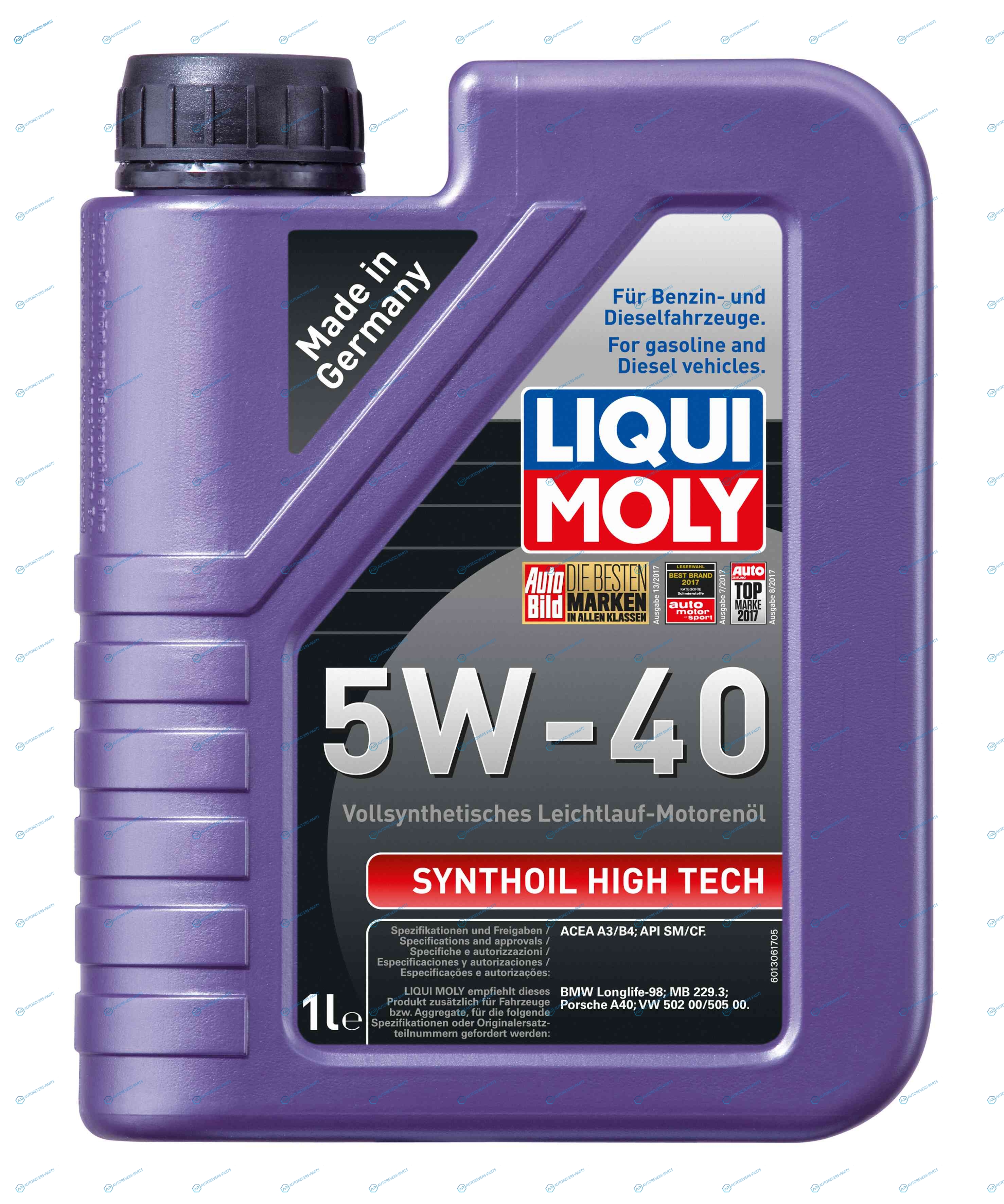 1924 5W-40 SMCF SYNTHOIL HIGH TECH 1л (синт.мотор.масло)