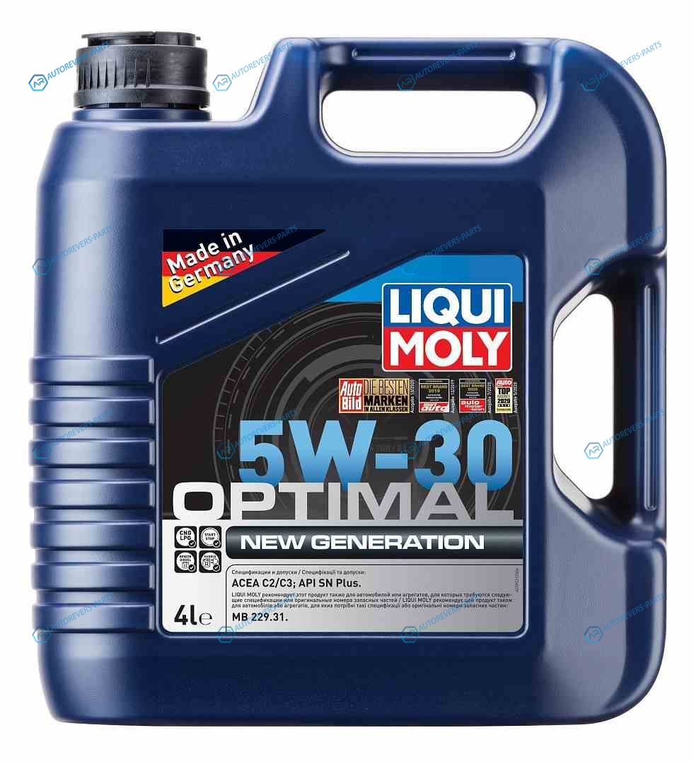 39031 5W-30 Optimal New Generation SN Plus 4л (HC-синт.мотор.масло)