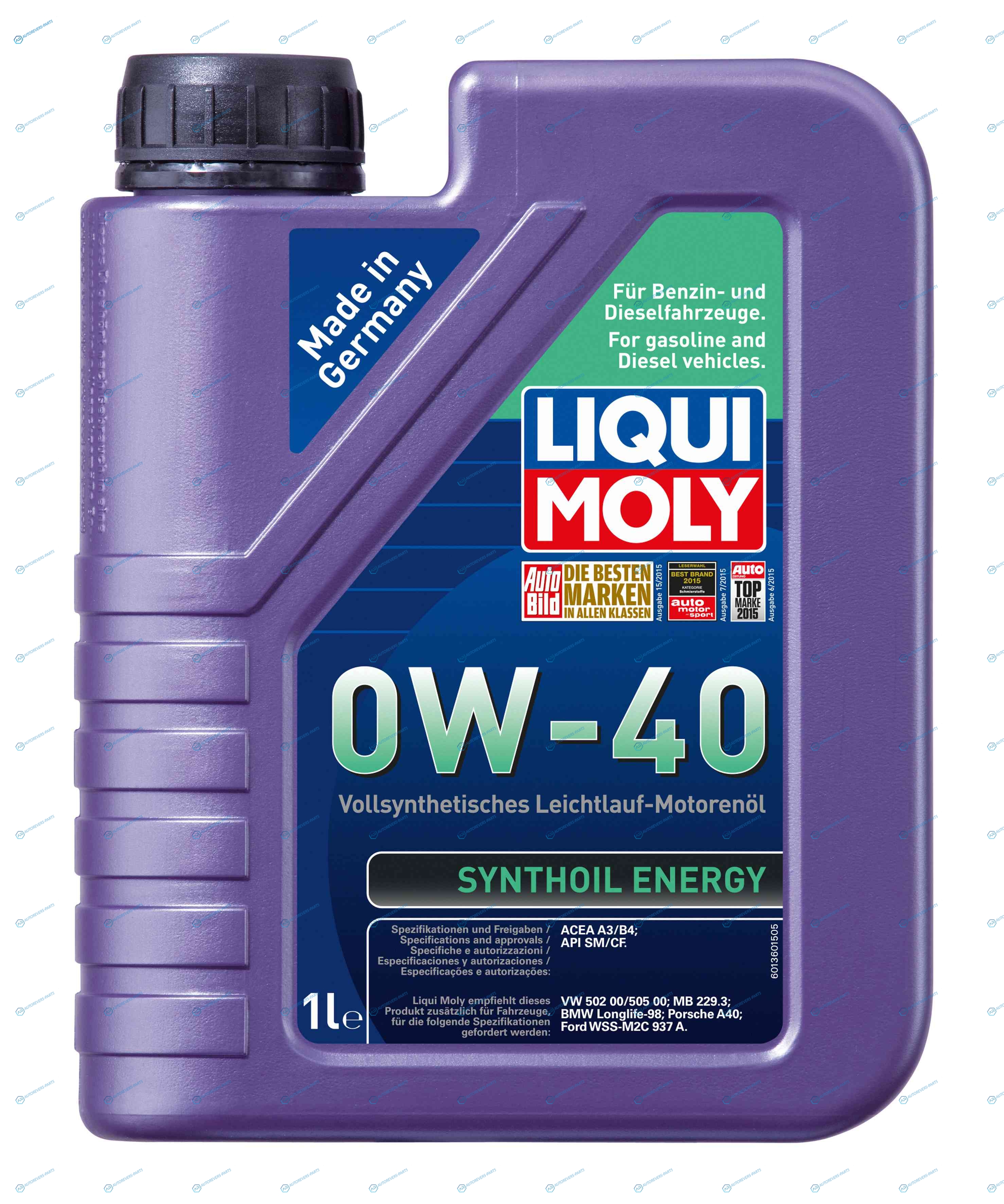 1922 0W-40 SMCF SYNTHOIL ENERGY 1л (синт.мотор.масло)