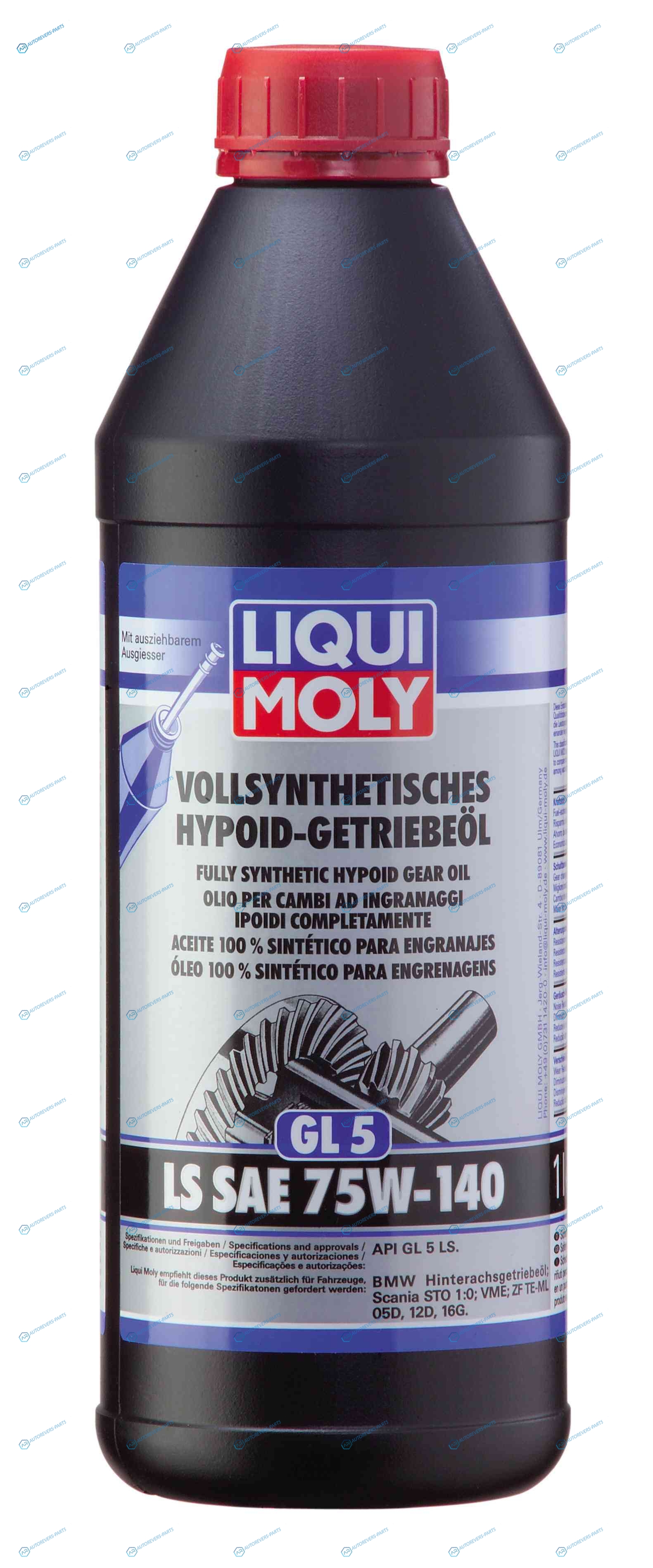 8038 75W-140 Vollsynthetisches Hypoid-Getriebeoil GL5 LS 1л (НС-синт.транс.масло)