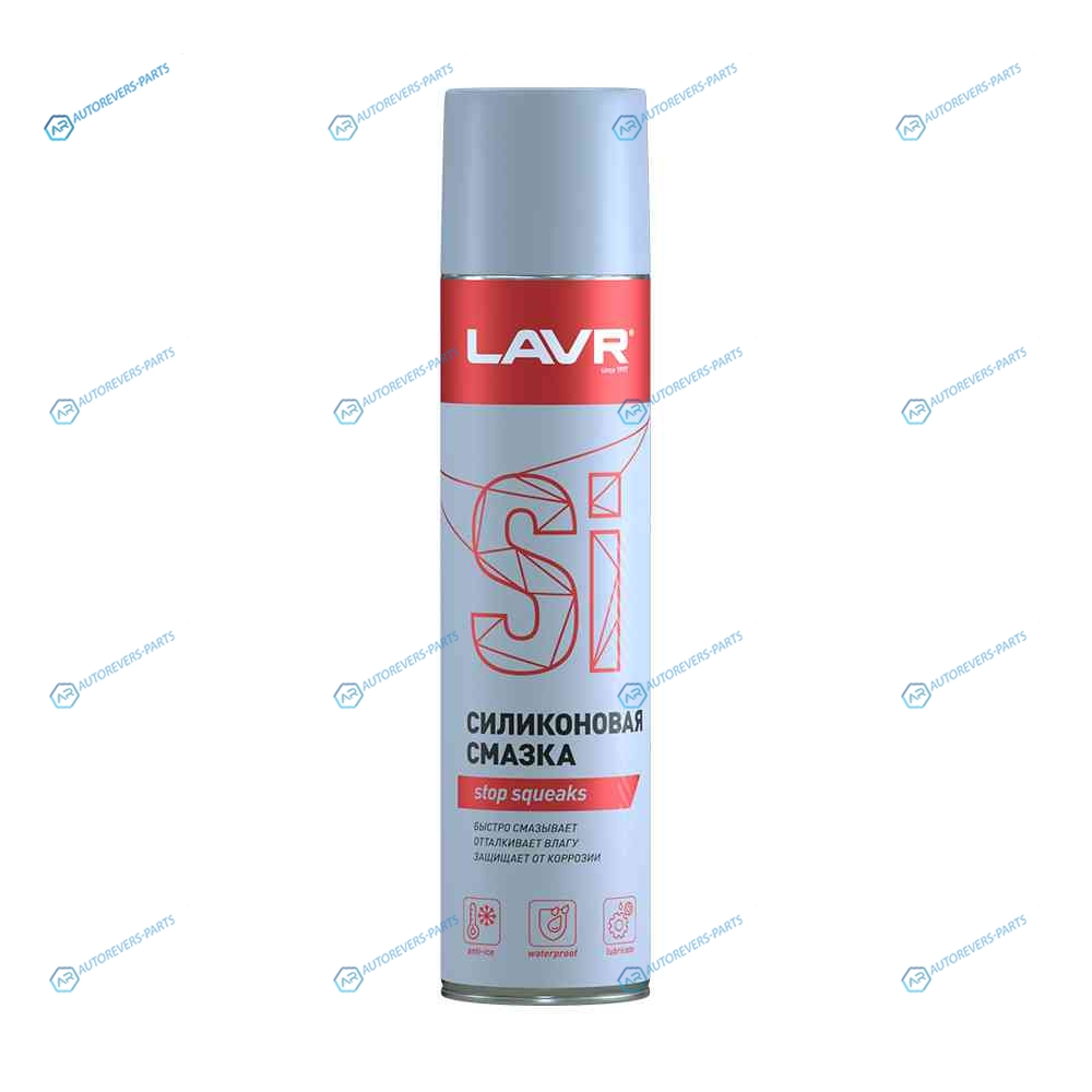 Ln1543 Силиконовая смазка LAVR Silicone spray 400 мл (аэрозоль)