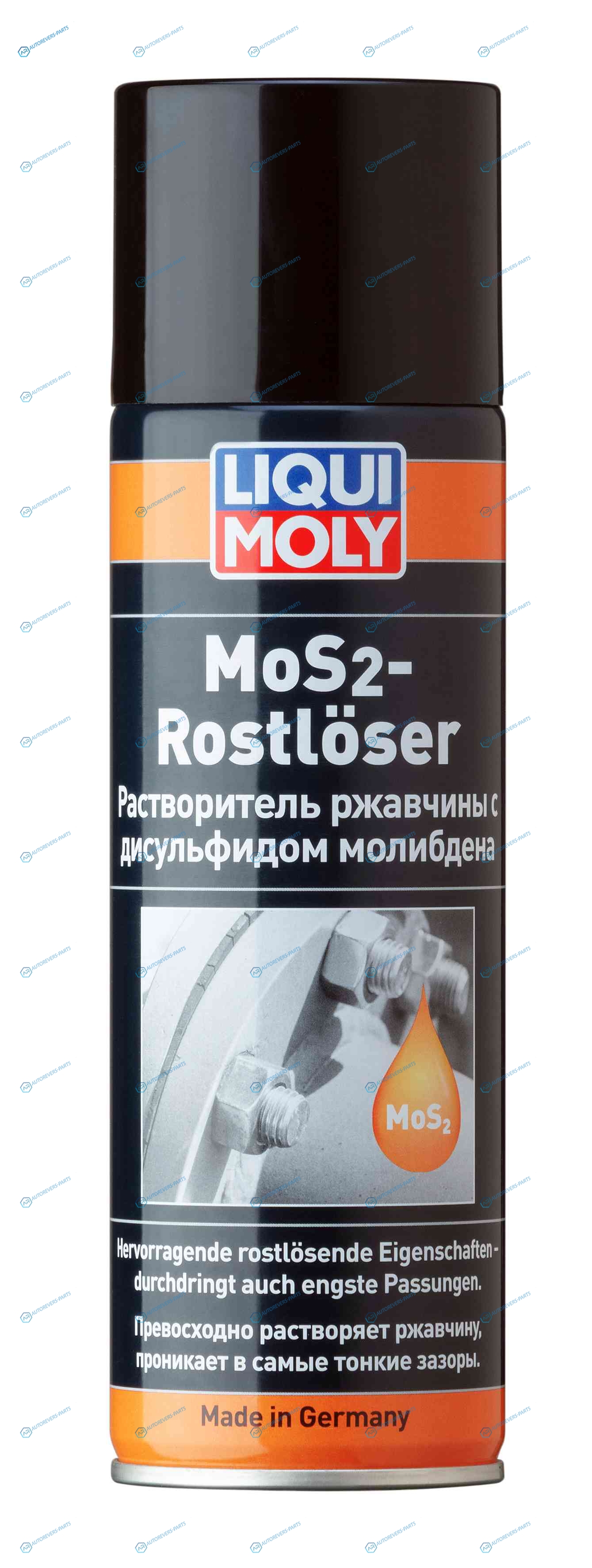 1986 Раствор.ржавчины с дисульф.молибдена MoS2-Rostloser (0.3л)