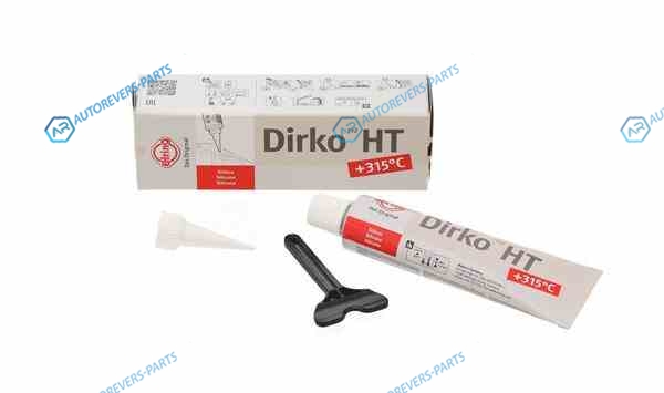 030.793 Герметик Dirko HT бежевый силиконовый 70мл (от -60С до +315С)