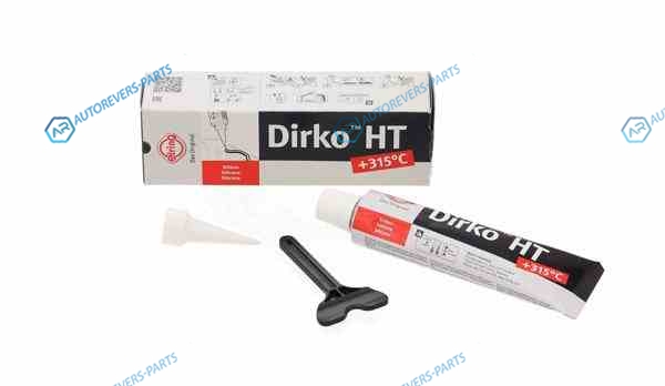 006.553 Герметик Dirko HT черный силиконовый 70мл (от -60С до +315С)
