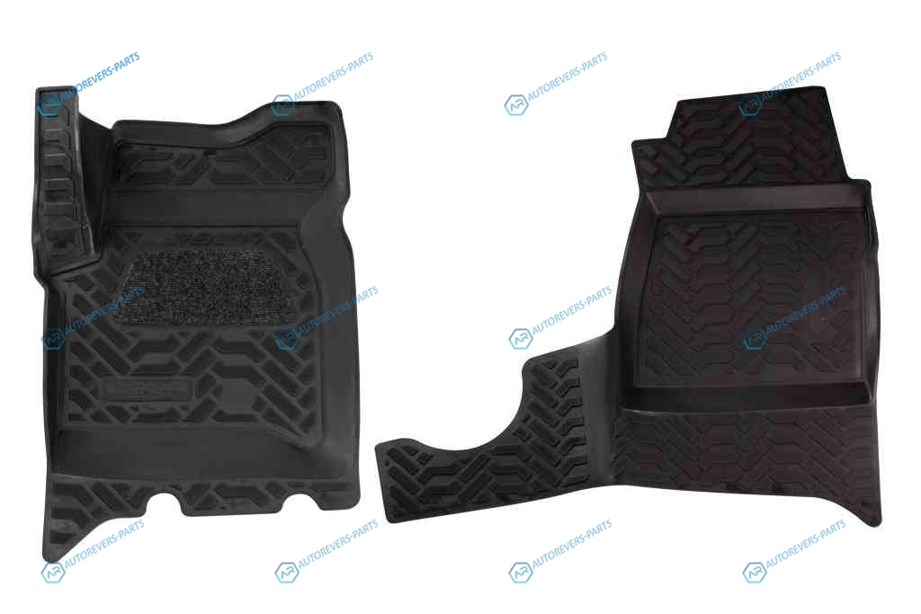 ACM-PS-76 Ковры в салон перед.(3D подпят.) для UAZ Patriot ПРОФИ (16-) компл. 2 шт.. выс.борт. полимер.. черн.