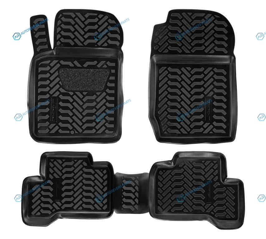 ACM-PS-63 Ковры в салон (3D с подпят.) для Suzuki Grand Vitara (5 дв.) (05-. 12-) компл. 4 шт.. выс. борт. полимер.. черн.