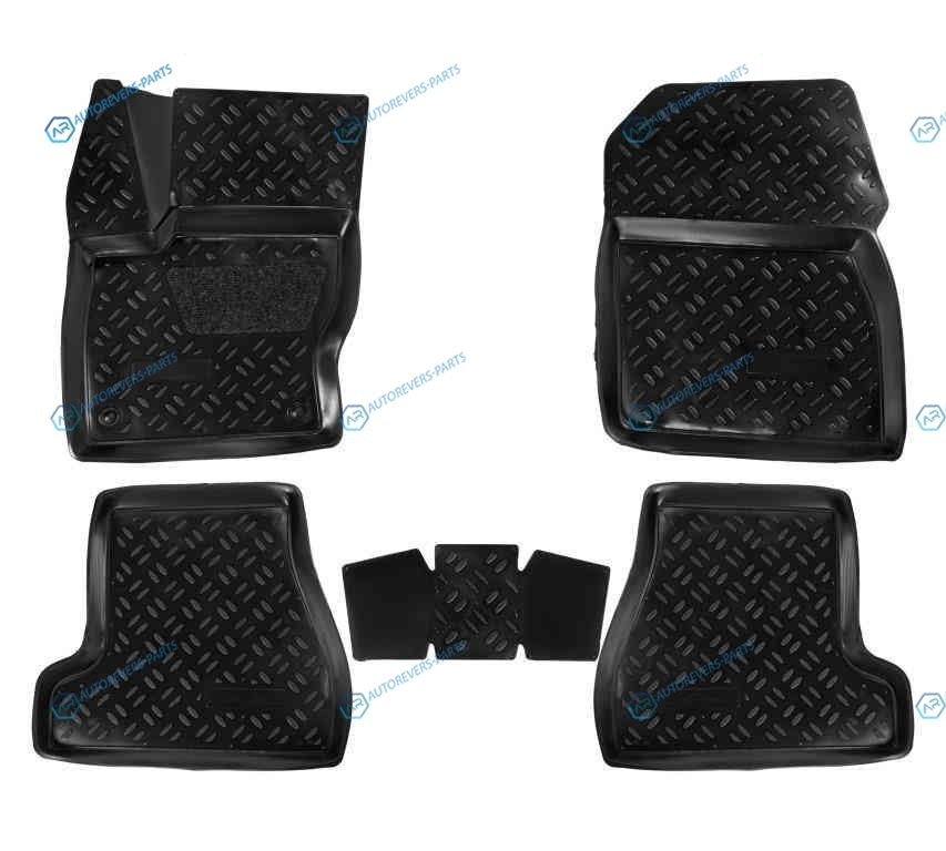 ACM-PS-29 Ковры в салон (3D с подпят.) для Ford Focus III (2011-) компл. 5 шт.. выс. борт. полимер.. черн.