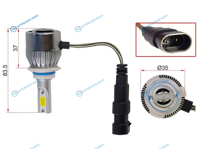 ST-HB4-LED Комплект светодиодных ламп LED HB4(9006) 36W3800LM