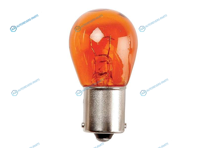 R343 Лампа дополнительного освещения PY21W Янтарная 12V 21W (усики без смещения)