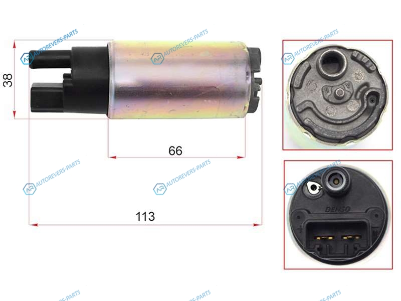 195131-9290 Топливный насос 12V. 2AR1AZ