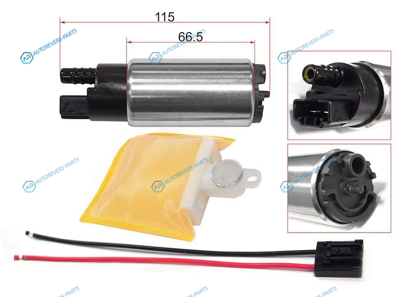 ST-FP06 Топливный насос 12V. 3BAR. 90LH. V=1500-2200 D15. D16. B16. B20. F20. F22. H22