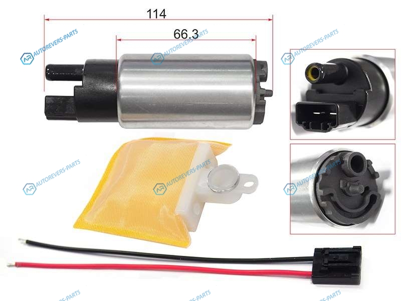 ST-FP08 Топливный насос 12V. 3BAR. 90LH. V=1800-2000