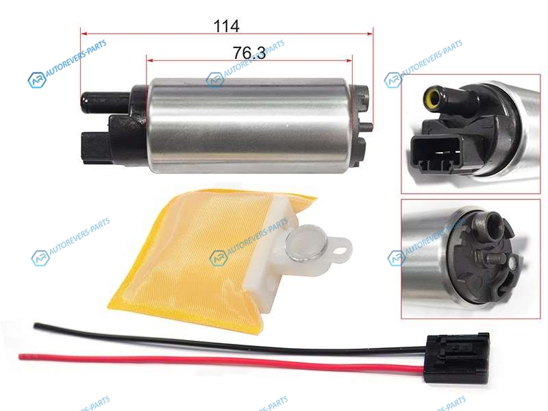ST-FP02 Топливный насос 12V. 3.8BAR. 110LH. V=2500-3000 1JZ-GTE. 2JZ-G 93-01