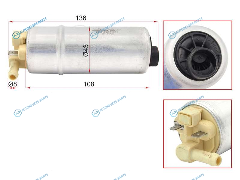 ST-FP25 Топливный насос BMW 5 series E39 2.02.52.83.0 95-04