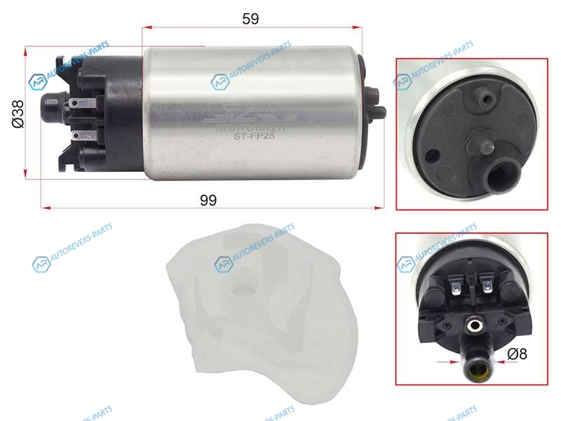 ST-FP28 Топливный насос VQ35DEVQ25DEQR25DE NISSAN TEANA J32 08-14J32 4WD 10-