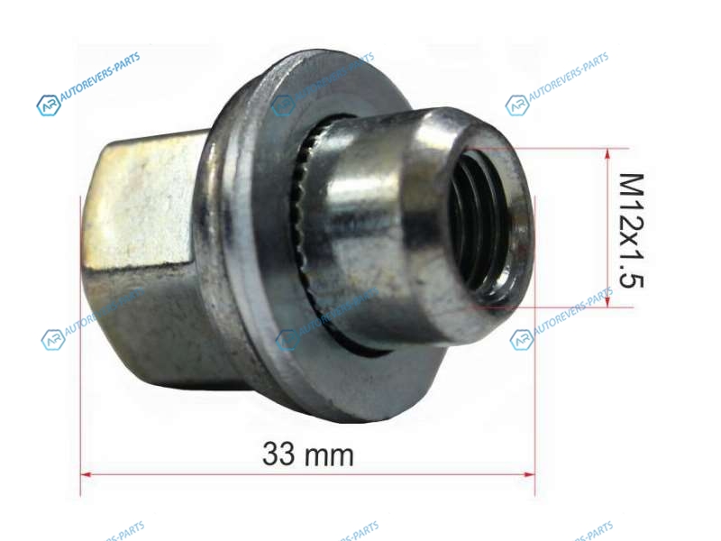 ST-90942-01062 Гайка колесная TOYOTA