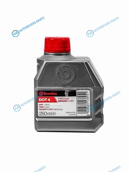 LA4002 Жидкость тормозная BREMBO DOT 4 (0.25L) Класс