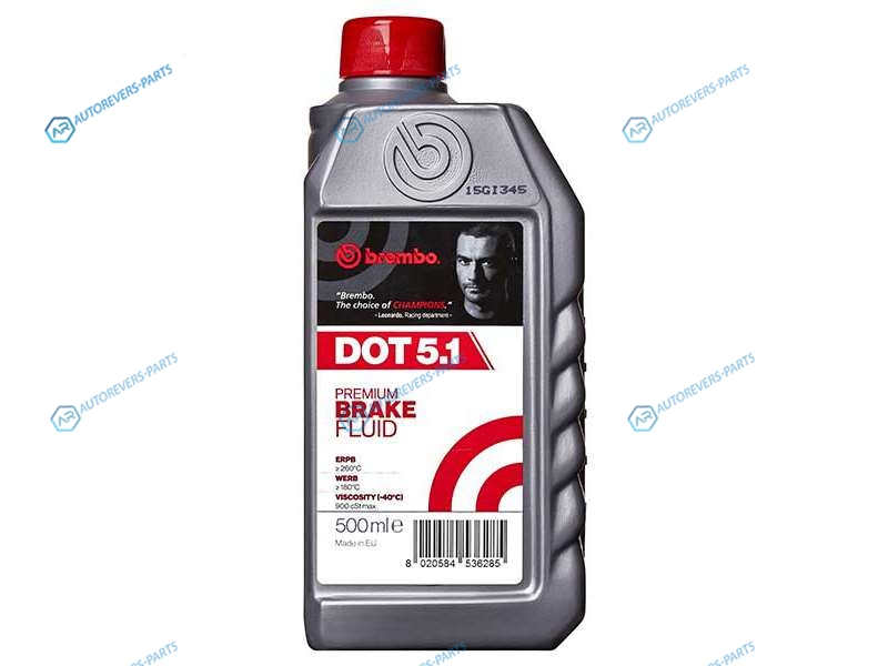 L05005 Жидкость тормозная BREMBO DOT 5.1 (0.5L) Класс 5