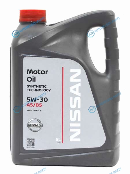 KE900-99943R Масло моторное NISSAN (пластиковая канистра) 5W-30 5Л (синтетическое)