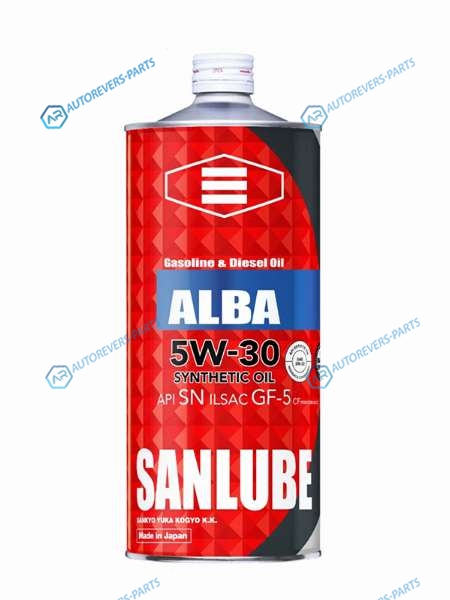 SAN-SN5W30C1 Масло моторное SANLUBE SYNTHETIC SNGF-5 5W-30 1л