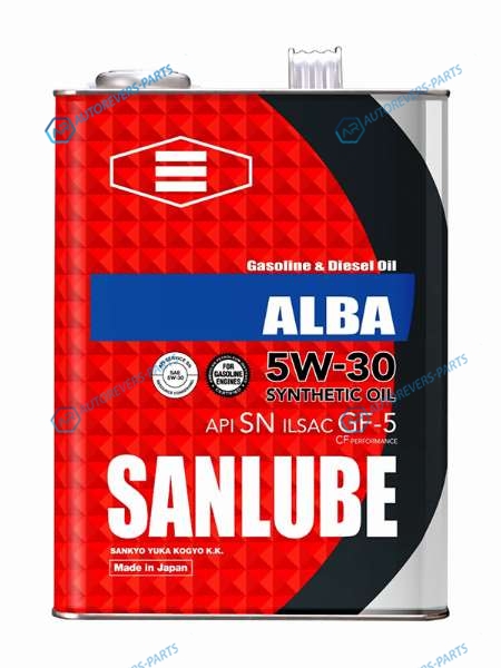 SAN-SN5W30C Масло моторное SANLUBE SYNTHETIC SNGF-5 5W-30 4л