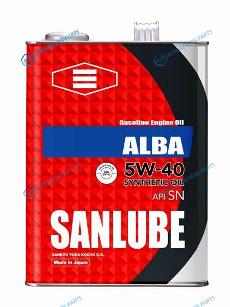 SAN-SN5W40C Масло моторное SANLUBE SYNTHETIC SNGF-5 5W-40 4л для бензиновых ДВС