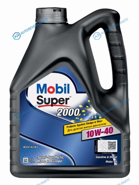 152568 Масло моторное полусинтетическое MOBIL SUPER 2000 X1 10W-40 GSP SN PLUS. SNCF. A3B3 4L