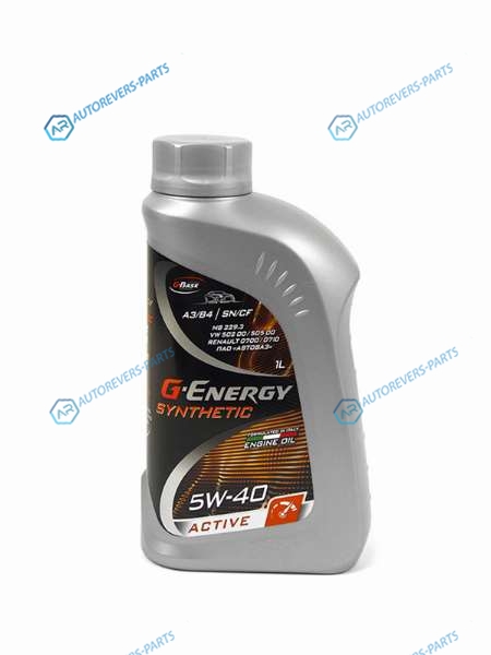 253142409 Масло моторное синтетическое G-Energy Synthetic Active 5W-40 SNCF. A3B4 1л